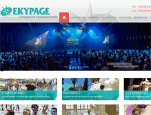 Tablet Screenshot of ekypage.com